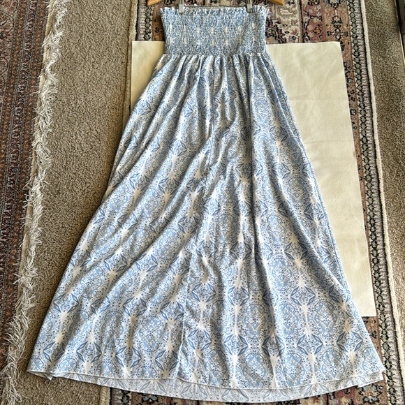 Women’s Floral Print Tube Flowy Dress Size 6 - Picture 8 of 10